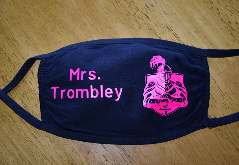 trombley knight mask pink
