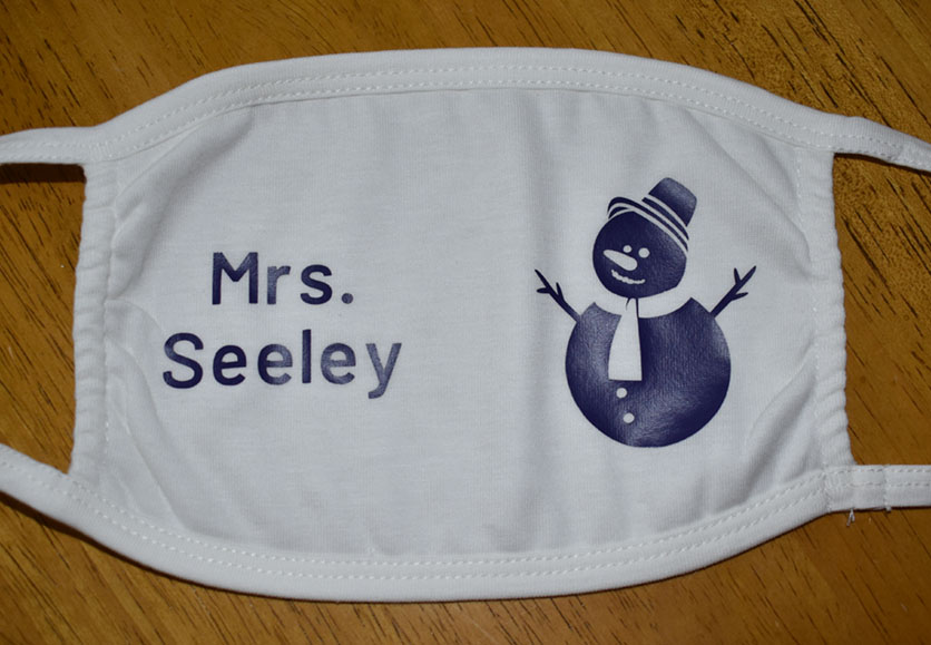 Mrs. Seeley - Snowman Mask
