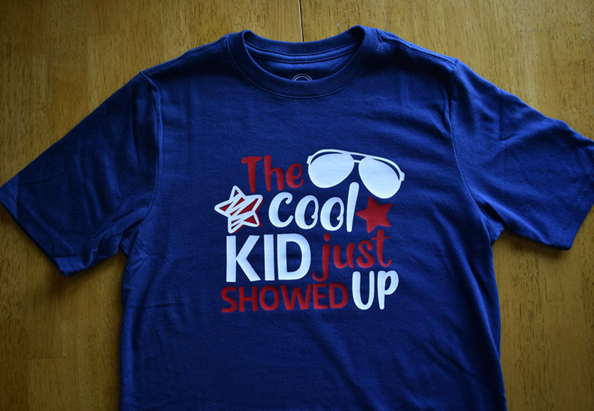 the cool kid just showed up t-shirt