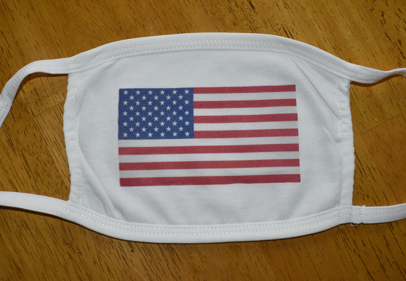 american flag mask